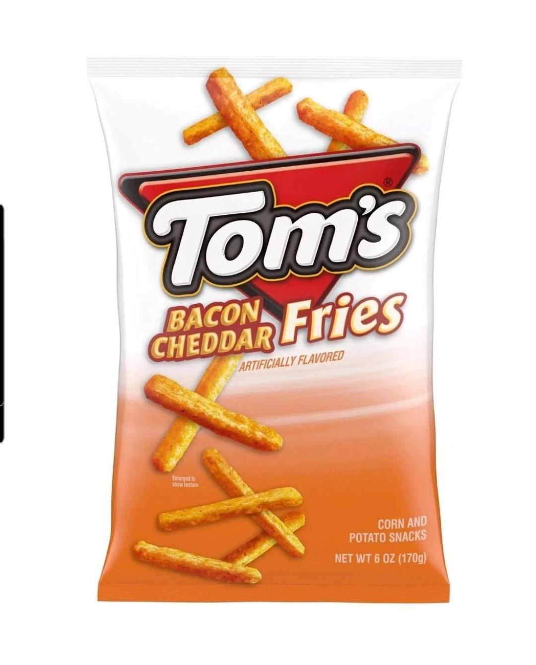 toms bacon cheddar fries 3 bags