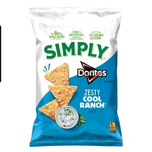 simply doritos cool ranch 3 bags