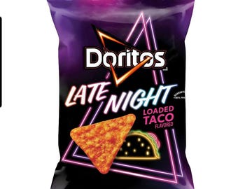 Doritos Late Night taco 3 bags