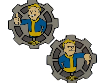 Fallout Vault Boy Yes/no Flip Coin Canada