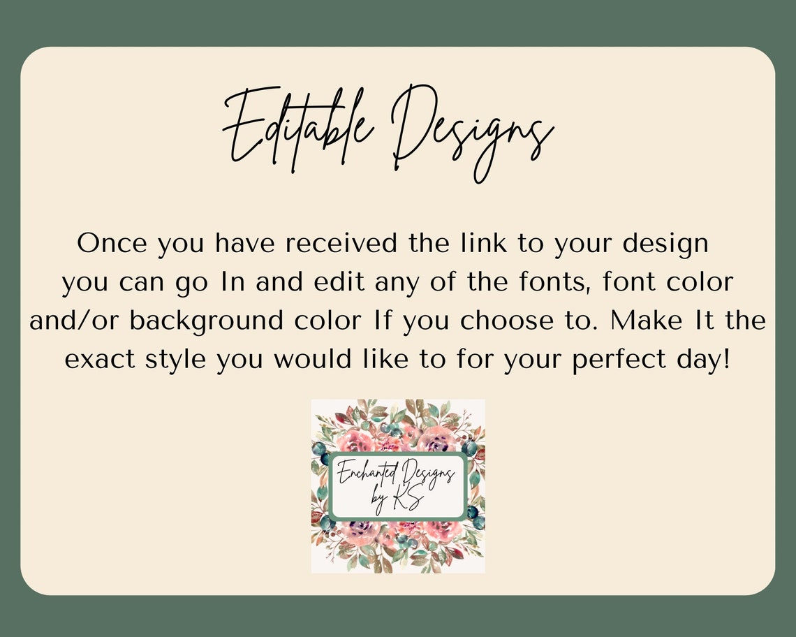 In Loving Memory Wedding Sign Template Etsy