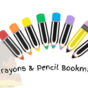 Crayon 3D Printed Bookmarks