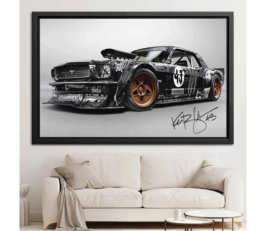 KEN BLOCK ケン・ブロック 直筆サイン入りポスター エスコートと