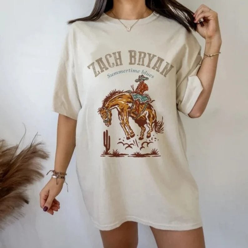 Discover Vintage Zach Bryan 2022 Tour T Shirt