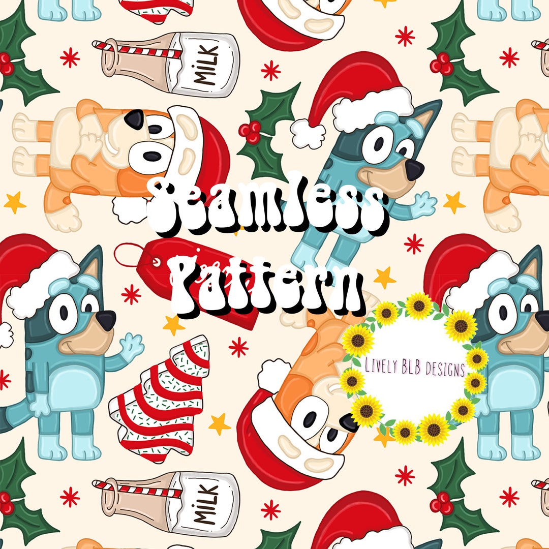 Jolly Christmas Cakes Repeating Seamless Pattern File Design - Etsy