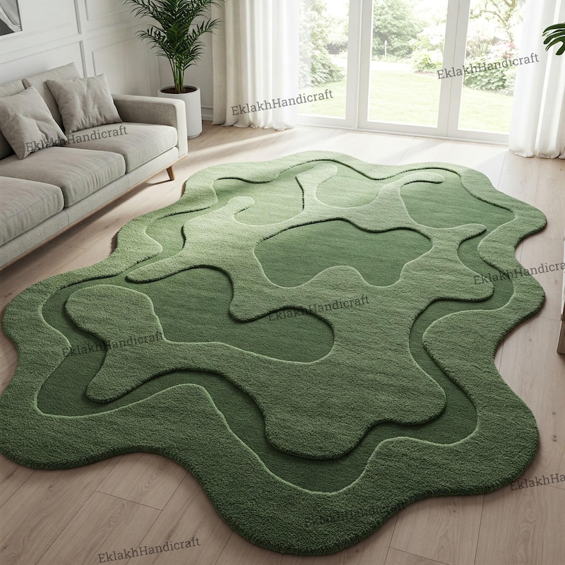 Moss Living Room Rugs - Etsy