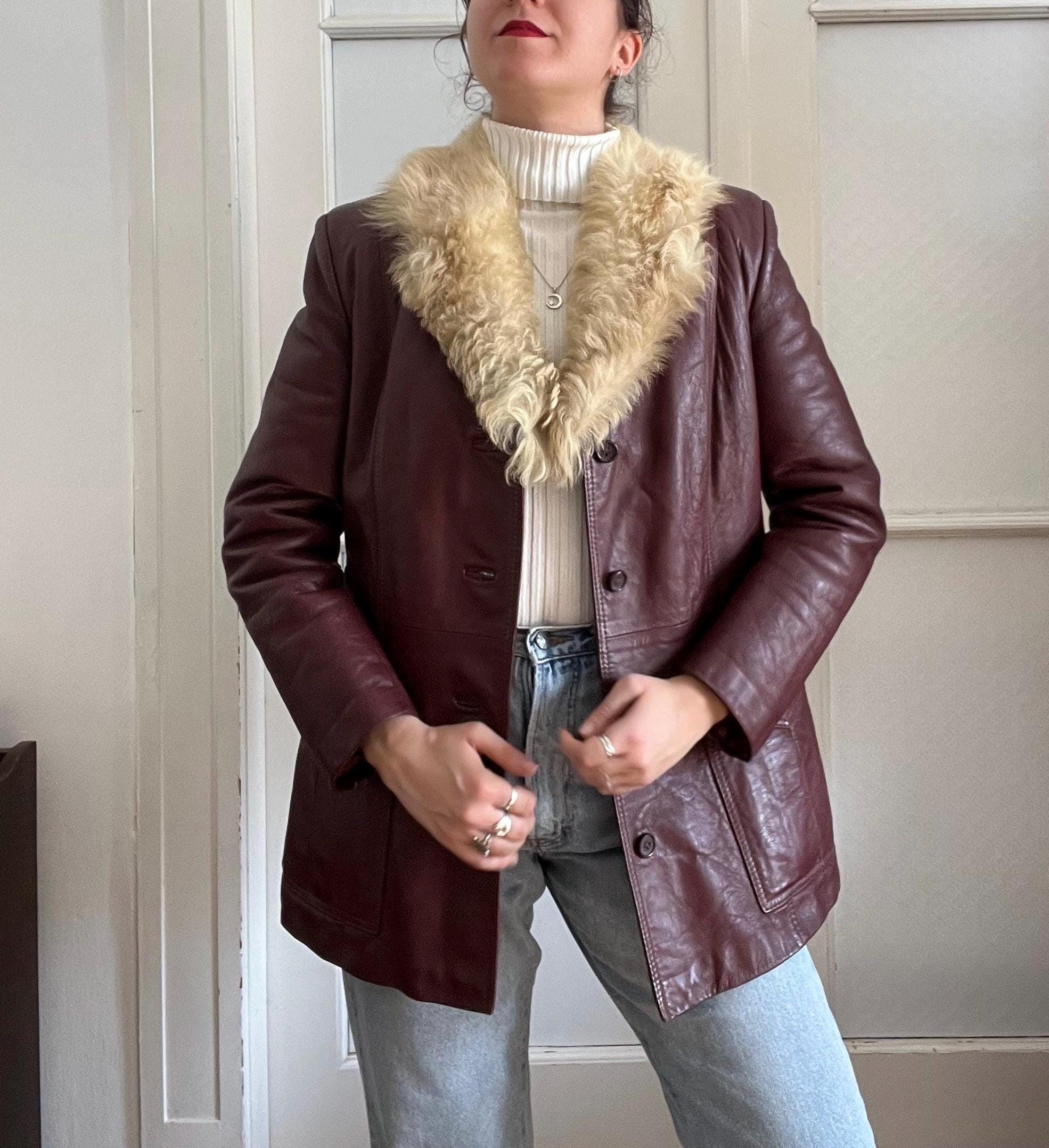 Fur Collar Maroon Anorak Jacket Asos Corduroy Burgundy Peplum Coat