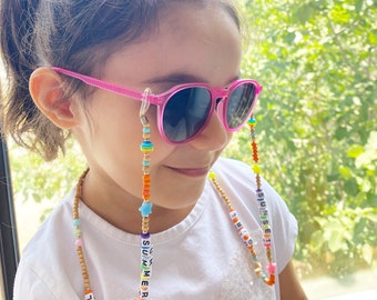 Glasses Chain | Beaded Glasses | Summer/Girl Writer Glasses Strap