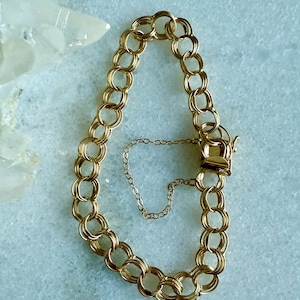 14k Yellow Gold Charm Bracelet
