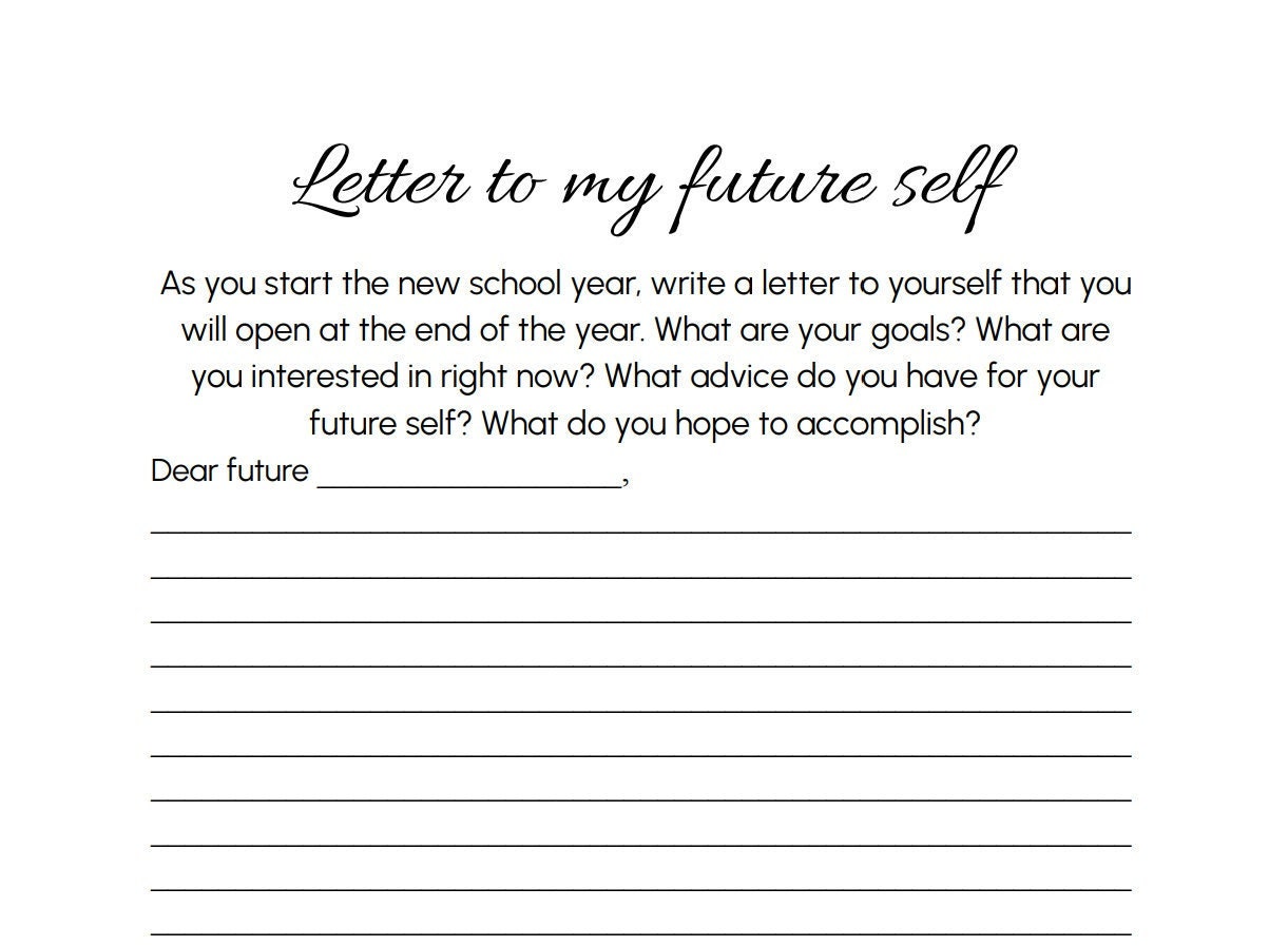Letters For My Future Self / Writing Kit – NOW ITS A PARTY