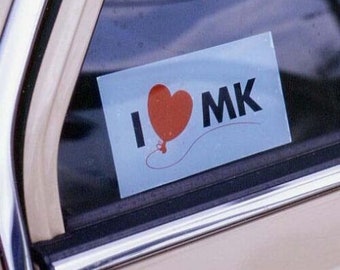 I Heart MK Vinyl Decal – Retro Milton Keynes Sticker