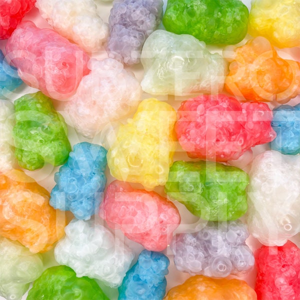 Freeze Dried Gummy Bears, Freeze Dried Sour Gummy Bears, Freeze Dried Candy, Freeze Dried Treats, Freeze Dried Sweets, Candy Party Favors