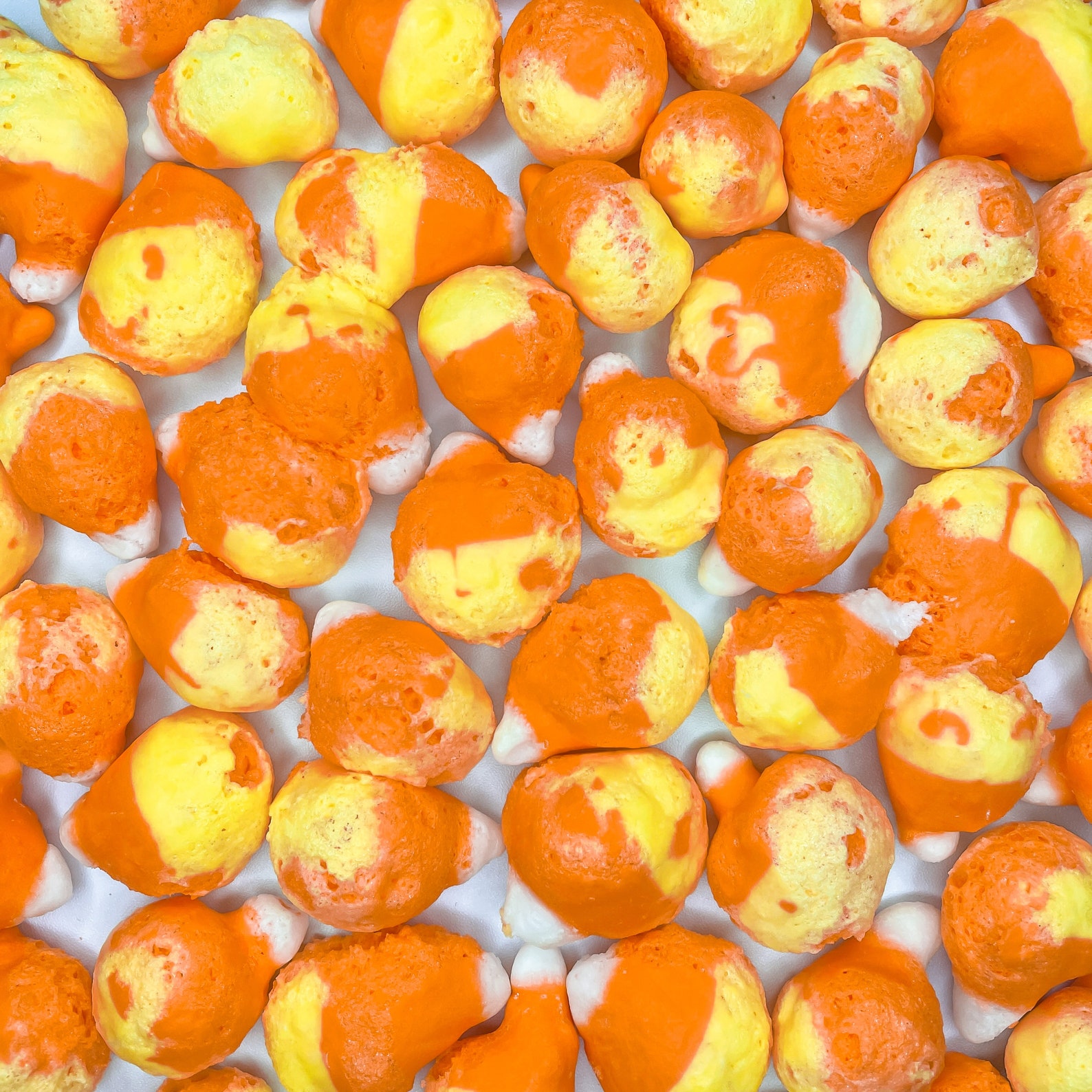 Freeze Dried Candy Corn Freeze Dried Halloween Candy Freeze Etsy