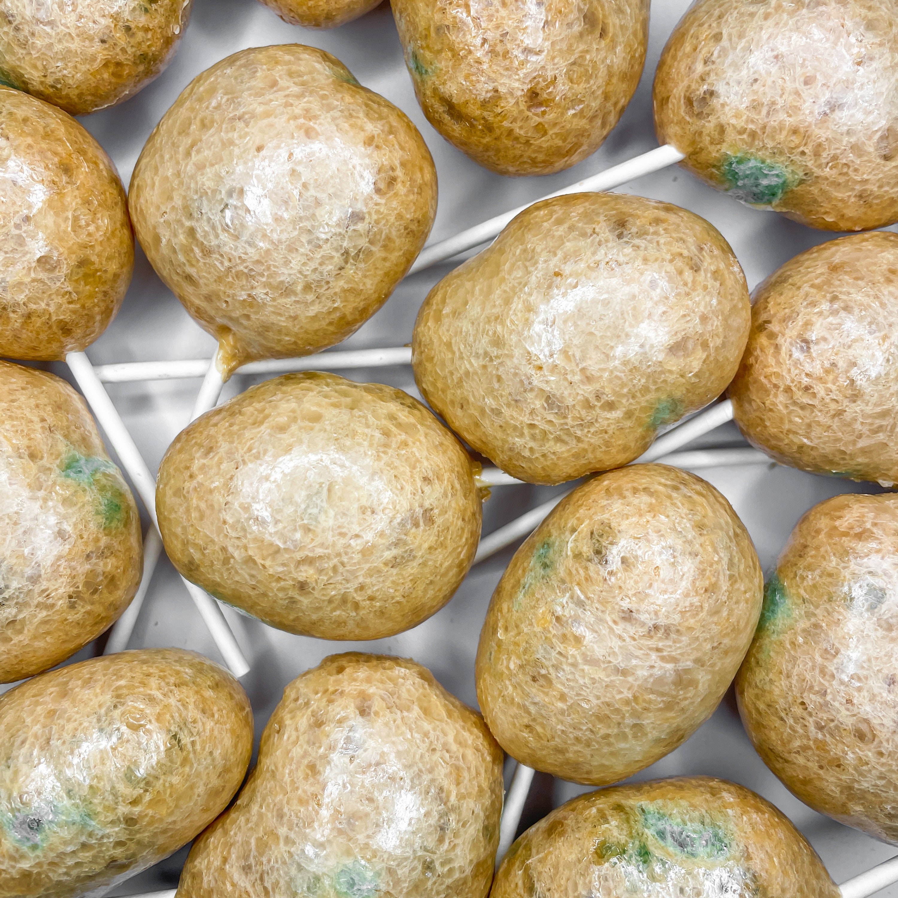 Freeze Dried Caramel Apple Pops Freeze Dried Caramels Freeze Etsy