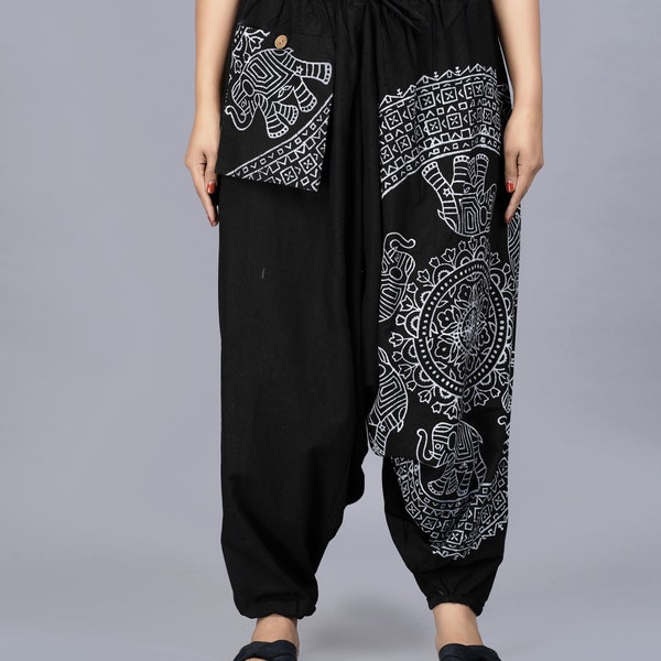 Black Harem Pant - Etsy