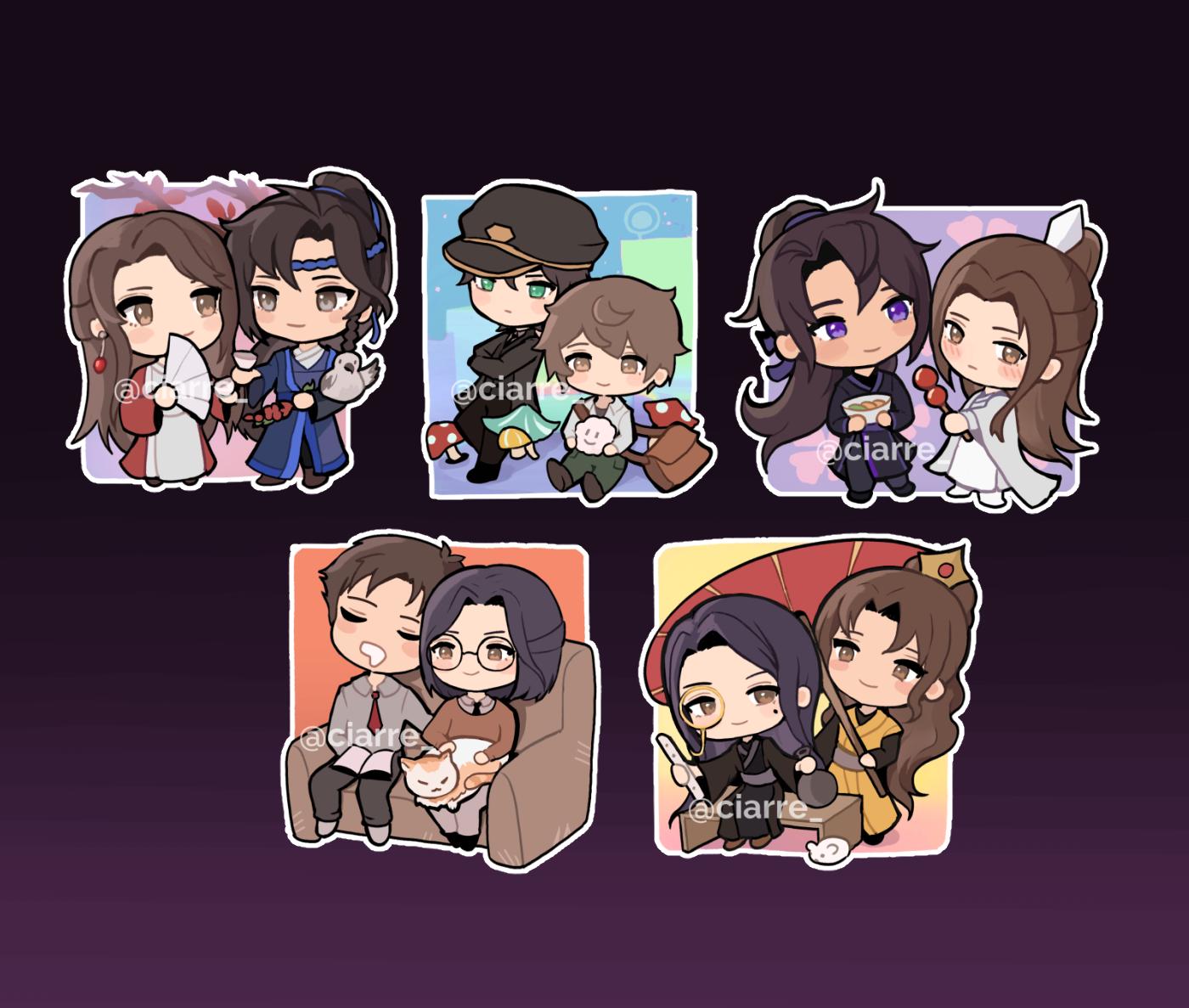 Danmei Acrylic Charms