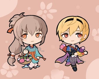 Leo and Takumi - Acrylic Charms
