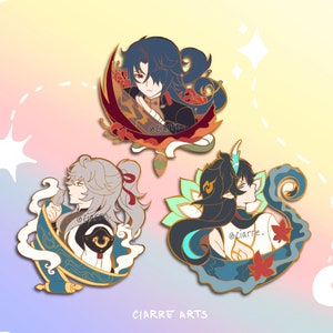 Enamel Pins - Jing Yuan, Dan Heng, Blade - HSR
