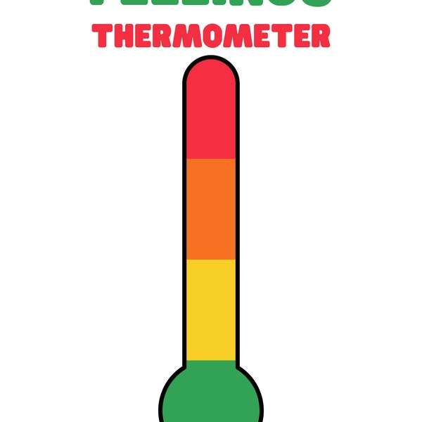 Feuille de travail du thermomètre des sentiments