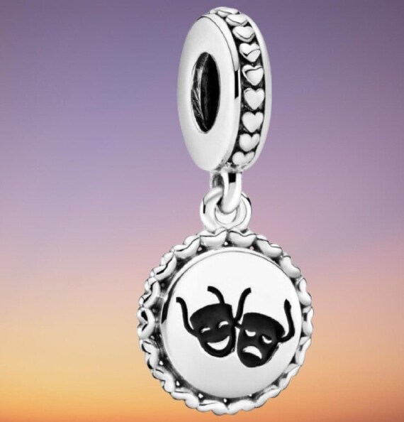 Pandora Theatre Masks Dangle 792018_E022 Silver Charm S925 ALE Etsy UK