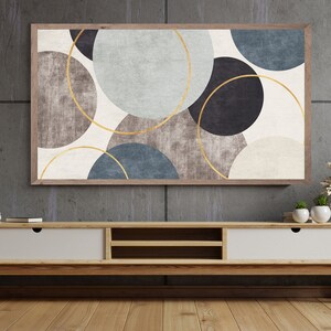 Samsung Frame TV Art, Geometric Cirlce Art, Samsung Art TV, Digital Download Samsung Frame, Aesthetic Room Decor, Frame TV Art, Minimalist