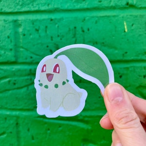 Grass Dinosaur Johto Starter Sticker SoFandom ShopSoFandom