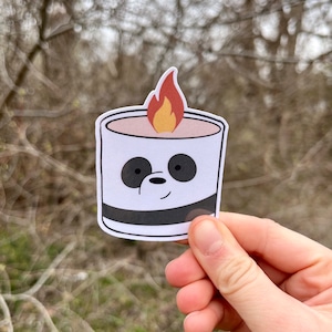 Panda Bear Candle Sticker SoFandom ShopSoFandom