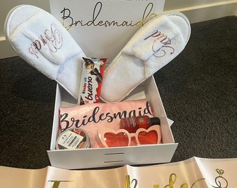Bridesmaid gift box