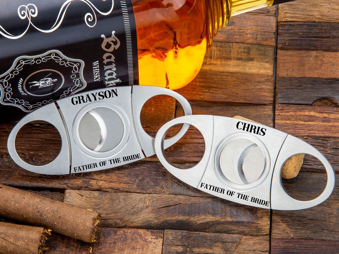 Personalized Cigar Cutter Custom Cigar Accessories Stainless Etsy