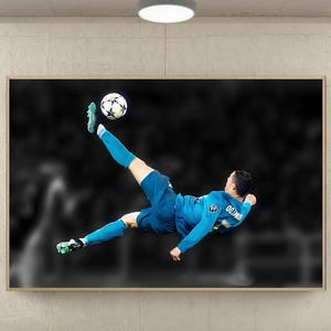 Cristiano Ronaldo Poster Art Football Canvas Art Painting Wall Art Picture Print Family bedroom Decor
