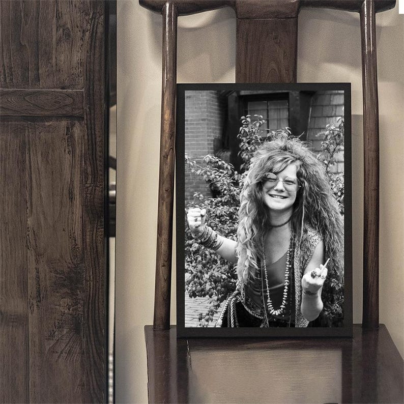 Janis Joplin Poster Canvas Art Painting Wall Art Picture Print Family ...
