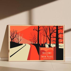 Twin Peaks Fire Walk With Me Classic Movie Canvas Art Painting Wall Art Picture Print Family bedroom Decor