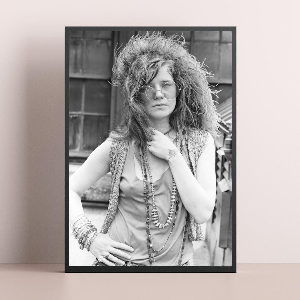 Janis Joplin Poster Canvas Art Painting Wall Art Picture Print Family ...