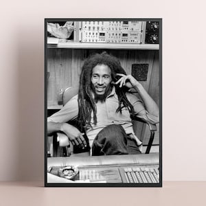 Bob Marley Poster Canvas Art Painting Wall Art Picture Print Family bedroom Decor（Not include frame）