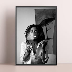Bob Marley Poster Canvas Art Painting Wall Art Picture Print Family bedroom Decor（Not include frame）