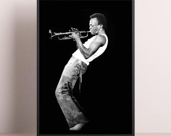 Miles Davis Poster - Concert Poster - Music Fan Collectibles