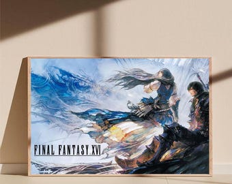 Final Fantasy XVI 16 Dominants Posters Wall Art Print Room Decor