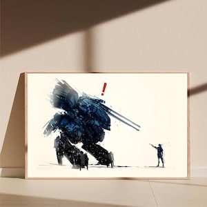 Metal Gear Solid Game Poster Canvas Art Painting Wall Art Picture Print Family bedroom Decor