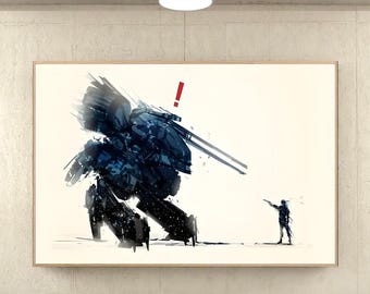 メタルギアソリッド2: サブスタンス 額入りプリント広告/ポスター 公式