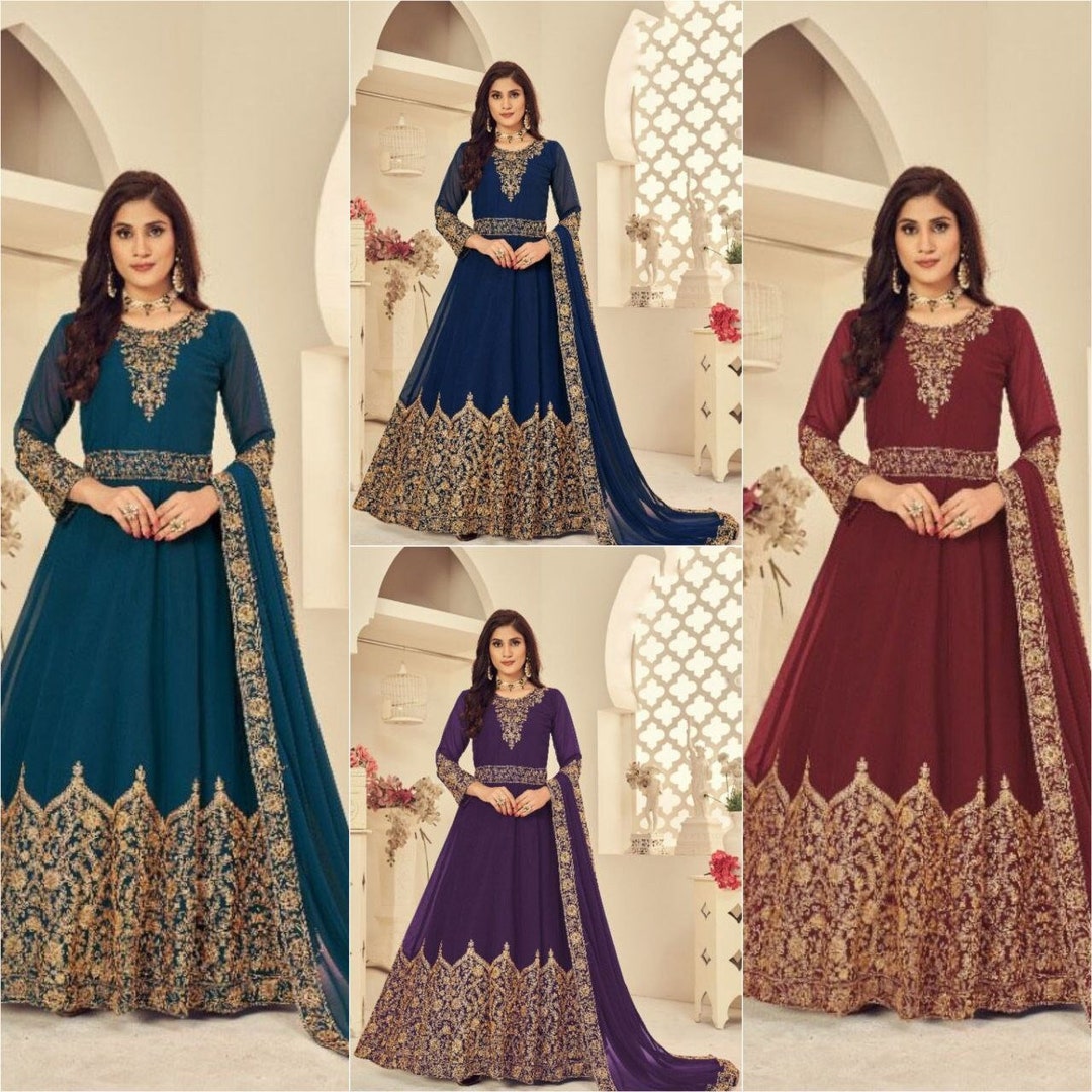 Musterd Butterfly Net Pant Salwar Suits main image 1