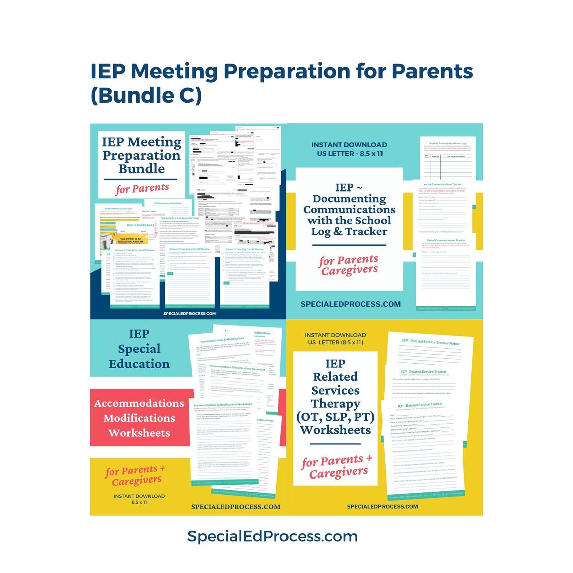Special Education IEP Meeting Prep Special Ed School Etsy