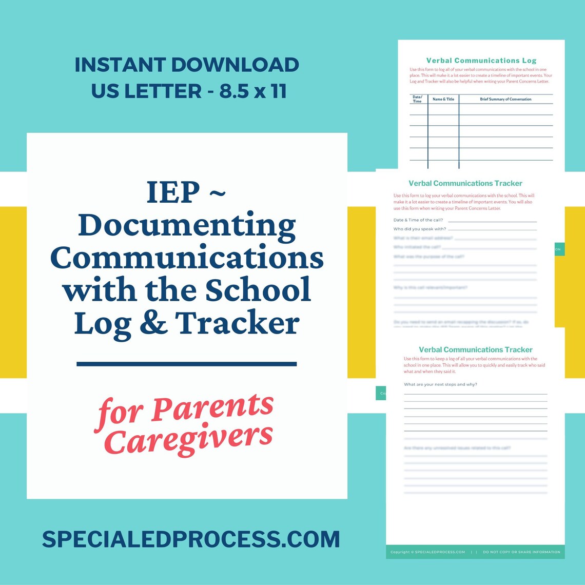 Special Education IEP Meeting Prep Special Ed School Etsy