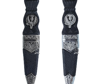Sgian Dubh tradizionale - Accessorio sicuro per kilt scozzese per uomo e donna - Autentico kilt da cerimonia delle Highlands