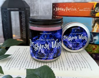 Brightest Witch | Wizards | HP | Magic | Bookish Candles | Soy Candle