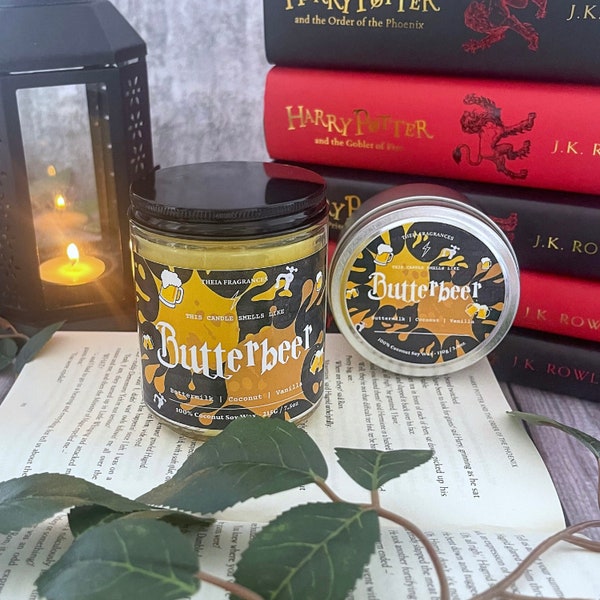 Butterbeer | Harry Potter | Wizarding World | Book Inspired Soy Candle | Bookish Candle | Wax Melt