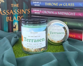 Terrasen | Throne of Glass | TOG | Sarah J Maas | Bookish Candle | Soy Candle | Wax Melt