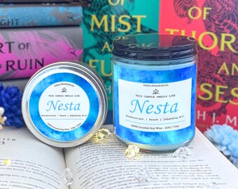 Nesta Archeron | ACOTAR | A Court of Thorns and Roses | Bookish Candle | Soy Candle | Wax Melt