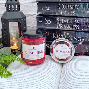 House Ignis | OFFICIALLY LICENSED | Zodiac Academy | Twisted Sisters | Bookish Candle | Soy Candle | Wax Melt