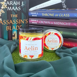 Aelin Galathynius | OFFICIALLY LICENSED | Throne of Glass | TOG | Sarah J Maas | Bookish Candle | Soy Candle | Wax Melt