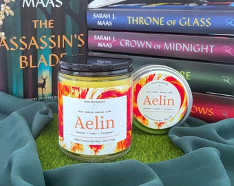 Aelin Galathynius | Throne of Glass | TOG | Sarah J Maas | Bookish Candle | Soy Candle | Wax Melt